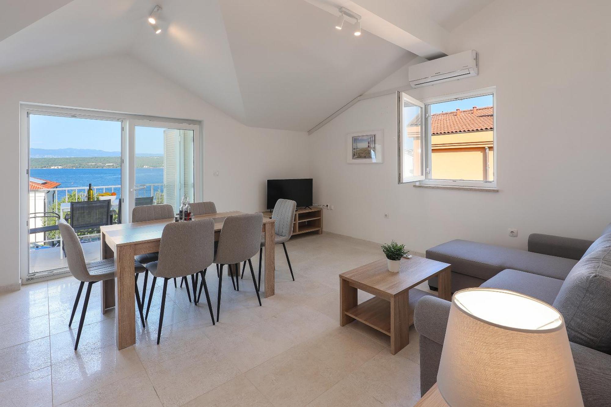 Apartmán Sea View By Moro Malinska Exteriér fotografie